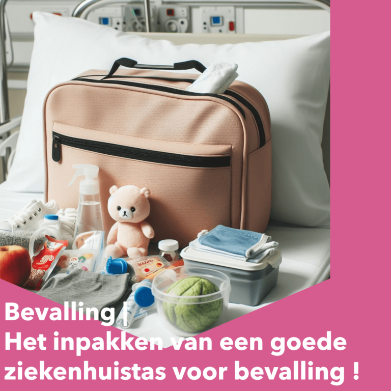 Het inpakken van een goede ziekenhuistas voor bevalling